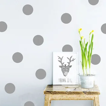 Çocuk Odası için sevimli Polka Dot Art Duvar Sticker Kız Yatak odası Dekorasyonu | Eğlenceli Çıkartma Odasını bebek Duvar Sanat Çıkartmaları Vinil Duvar D928